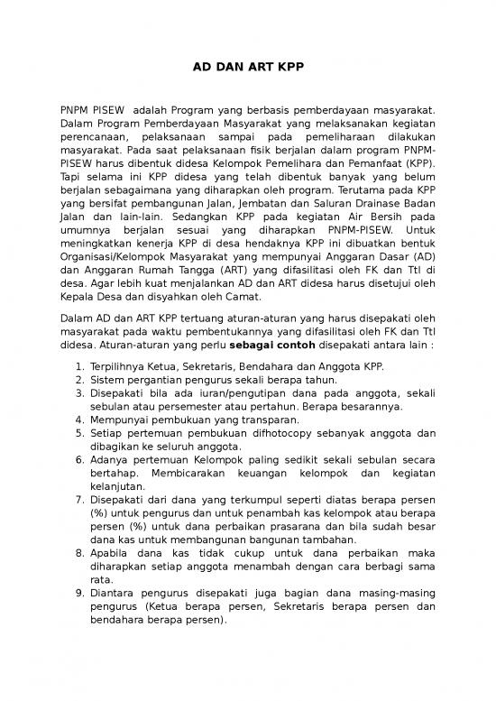 Ad Dan Art Kpp | Ad Art Organisasi